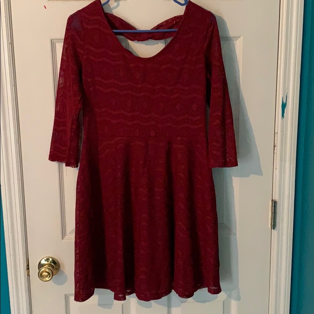 Red dress